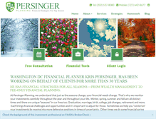Tablet Screenshot of persingerplanning.com